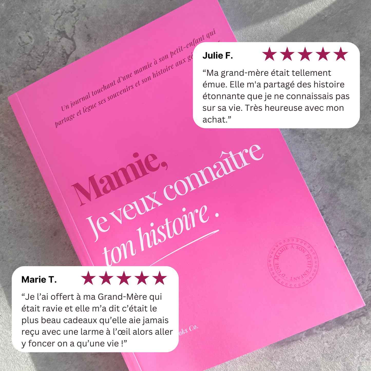 Mamie : Je veux connaître ton histoire.