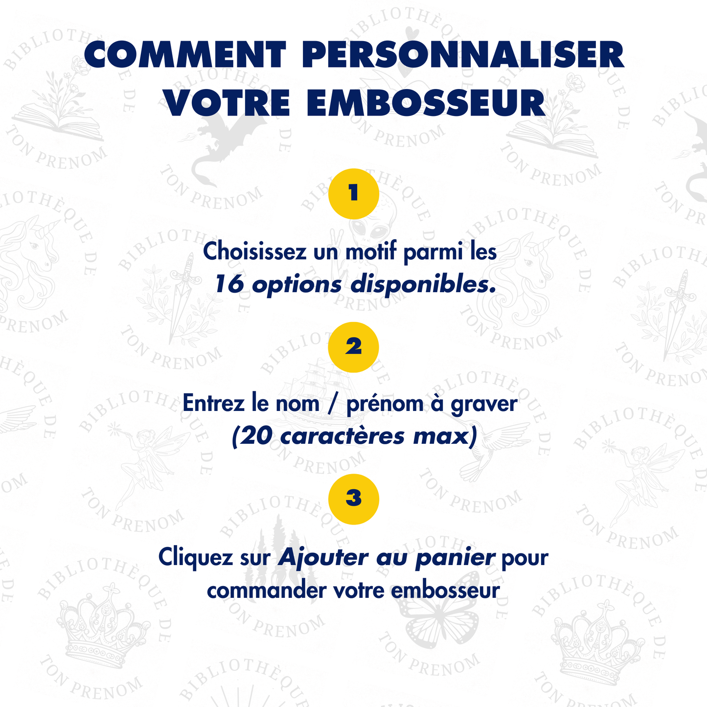 Clips pour Embosseur