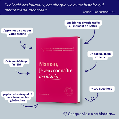 Coffret 4 journaux : Je veux connaître ton histoire