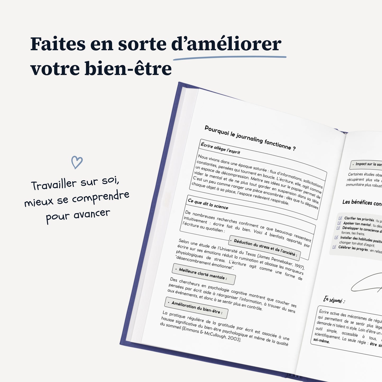 Mon journal guidé - Développement personnel